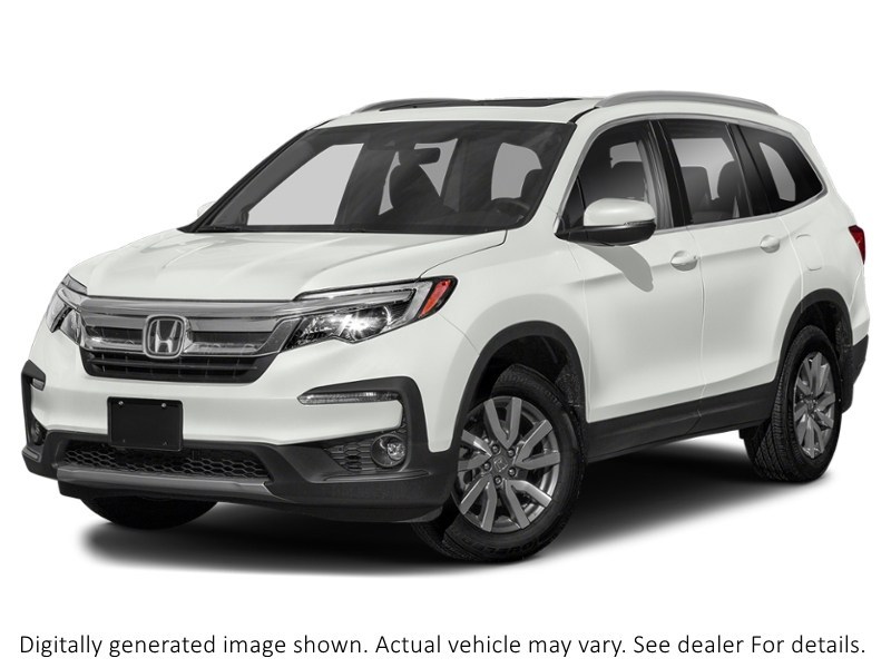 2021 Honda Pilot Ex-L Navi AWD Platinum White Pearl  Shot 4
