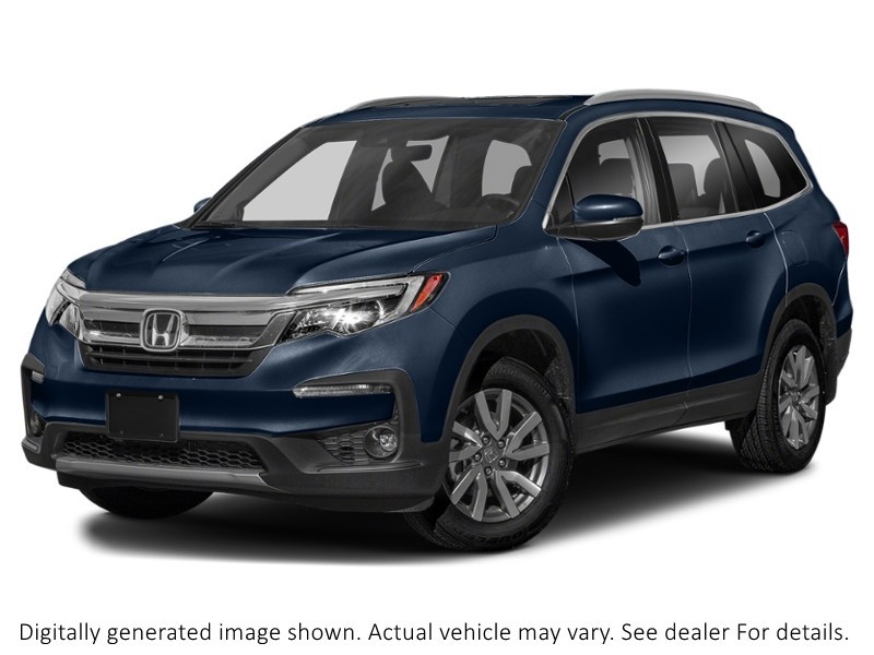 2021 Honda Pilot Ex-L Navi AWD Obsidian Blue Pearl  Shot 10
