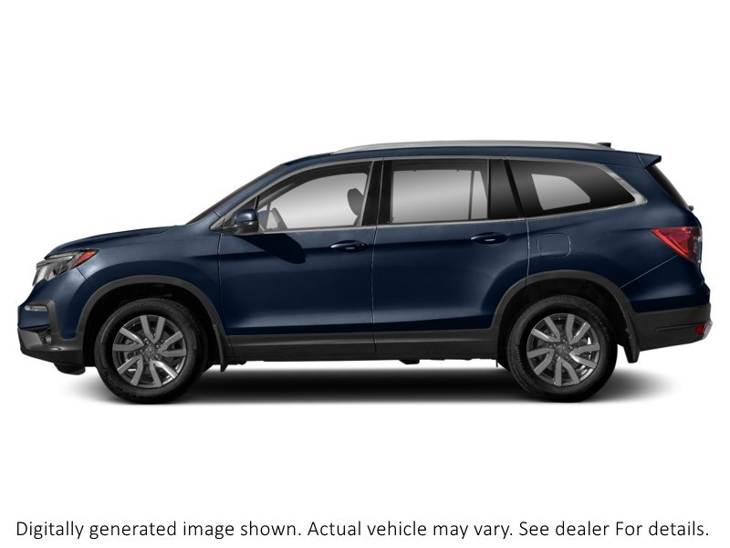 2021 Honda Pilot Ex-L Navi AWD Obsidian Blue Pearl  Shot 9
