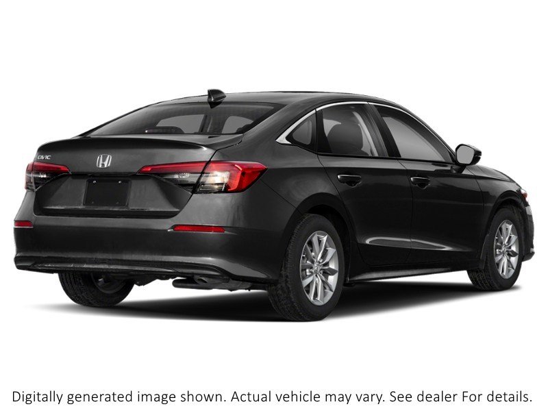 2024 Honda Civic Sedan EX CVT Crystal Black Pearl  Shot 6