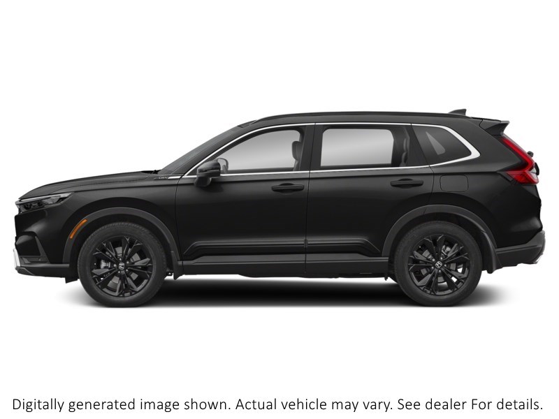2025 Honda Cr-V Hybrid Touring AWD Crystal Black Pearl  Shot 3
