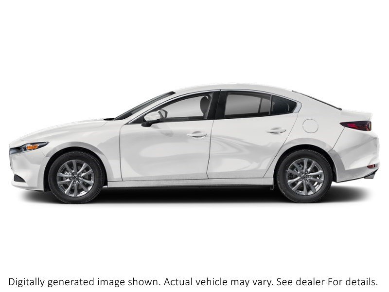 2026 Mazda Mazda3 GX FWD Snowflake White Pearl  Shot 3