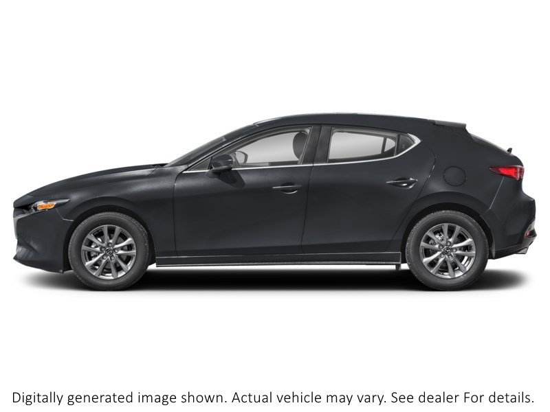 2026 Mazda Mazda3 Sport GX Auto FWD Jet Black Mica  Shot 3