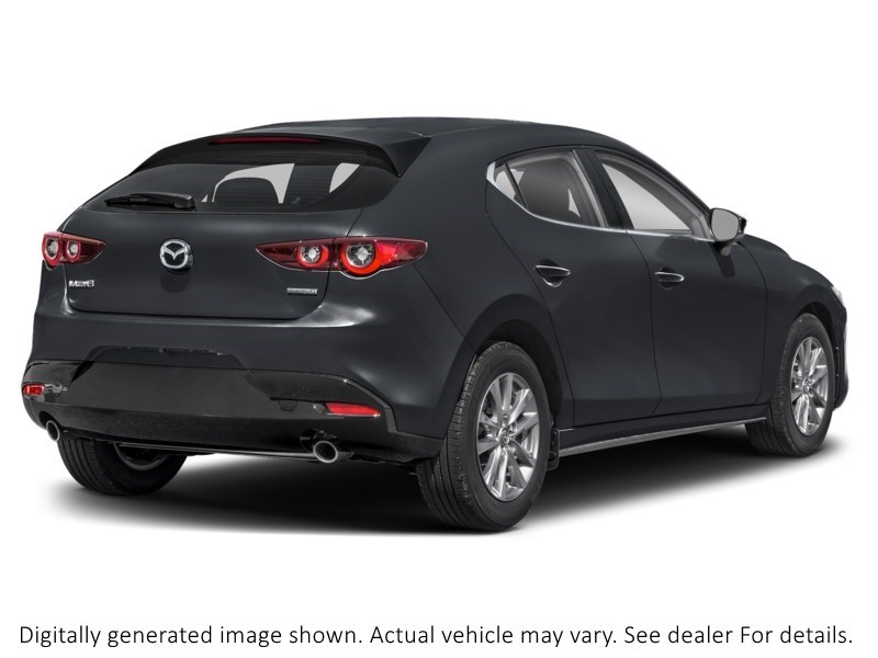 2026 Mazda Mazda3 Sport GX Auto FWD Jet Black Mica  Shot 2