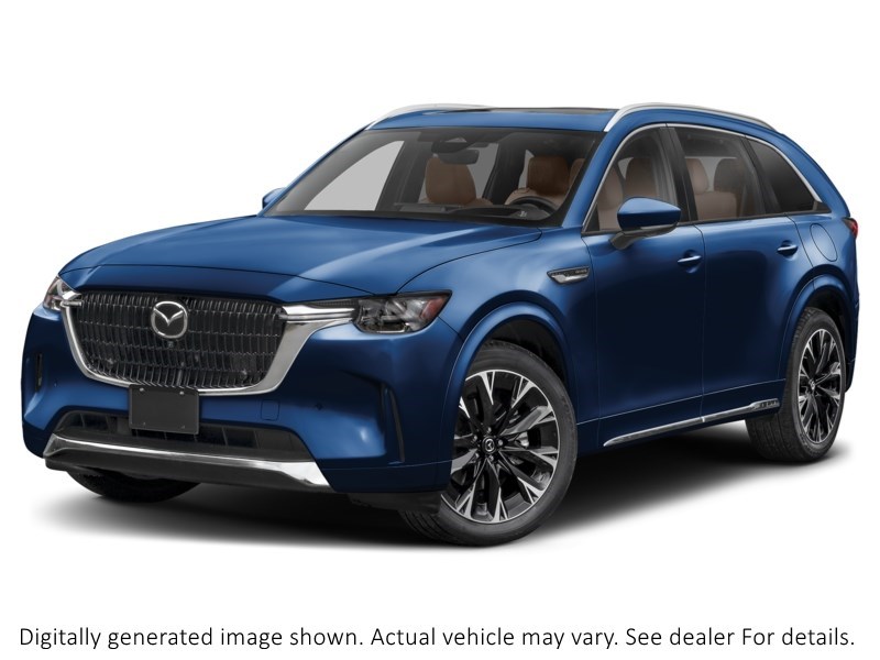 2026 Mazda Cx-90 Mhev Signature AWD Deep Crystal Blue Mica  Shot 1