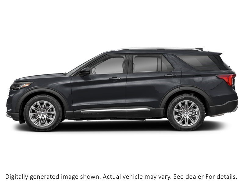 2026 Ford Explorer Platinum | 4WD Agate Black Metallic  Shot 3