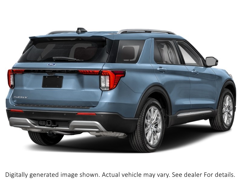 2027 Ford Explorer Platinum 4WD Vapor Blue Metallic  Shot 2