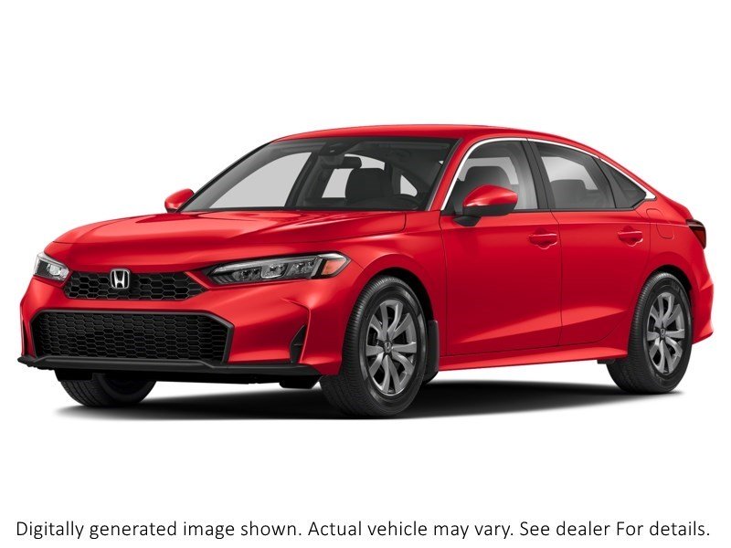 2026 Honda Civic LX CVT Rallye Red  Shot 3
