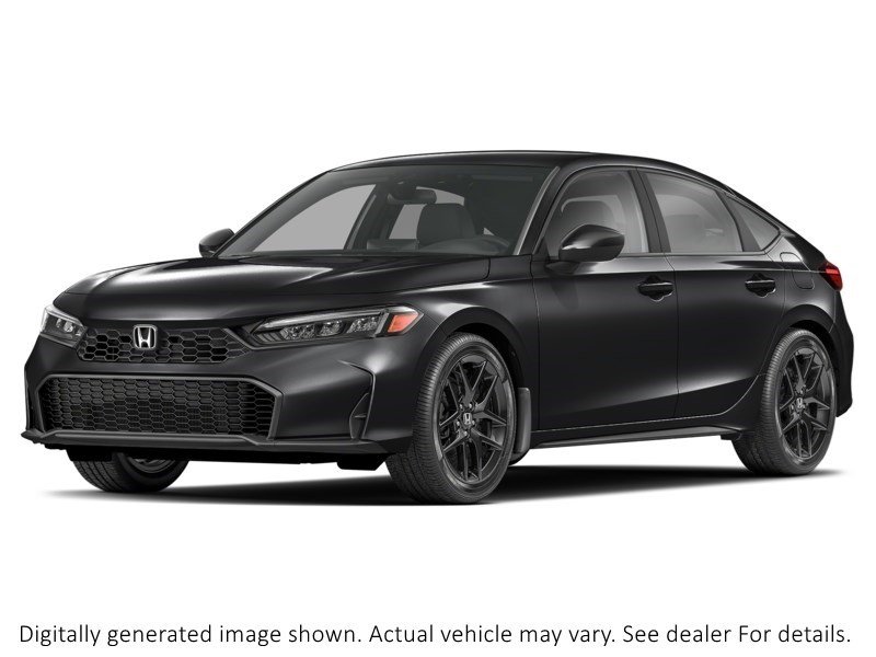 2026 Honda Civic Hatchback Sport CVT Crystal Black Pearl  Shot 4