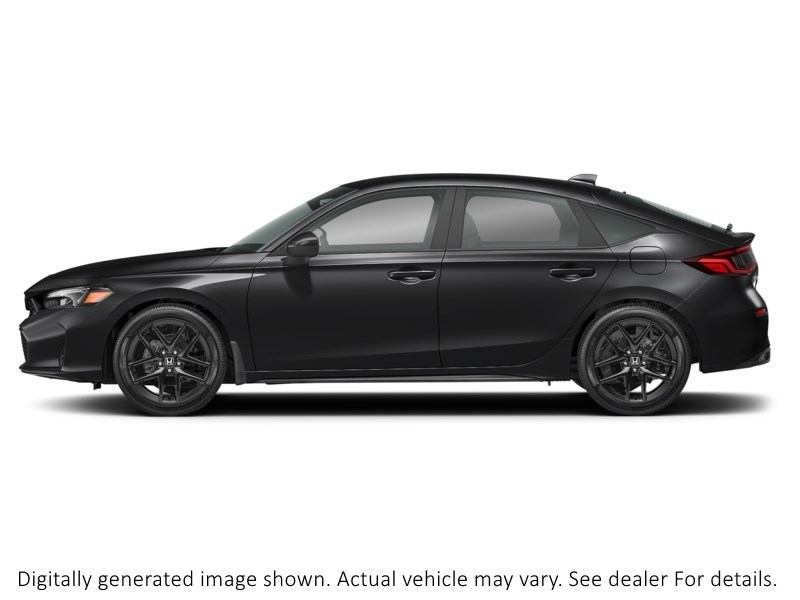 2026 Honda Civic Hatchback Sport CVT Crystal Black Pearl  Shot 3