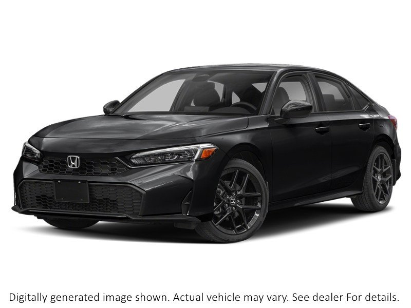 2026 Honda Civic Sedan Hybrid Sport Ecvt Crystal Black Pearl  Shot 1