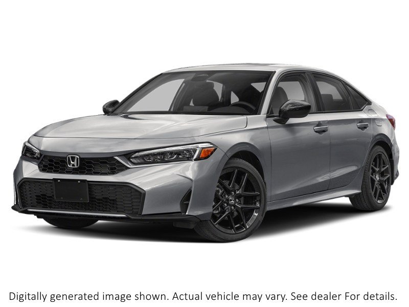 2026 Honda Civic Sedan Hybrid Sport Ecvt Solar Reflection Silver Metallic  Shot 4