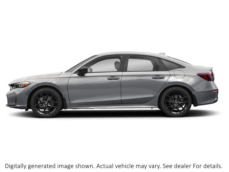 2026 Honda Civic Sedan Hybrid Sport Ecvt Solar Reflection Silver Metallic  Shot 5
