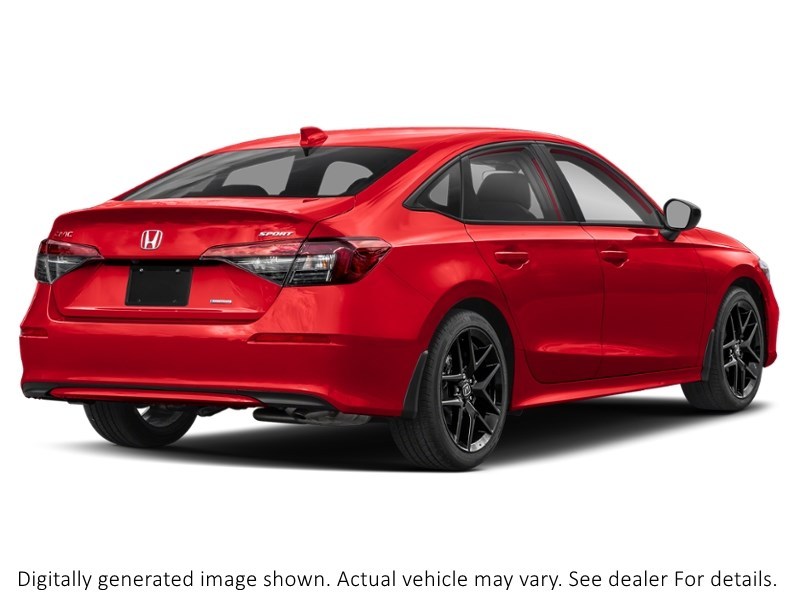 2026 Honda Civic Sedan Hybrid Sport Ecvt Rallye Red  Shot 2