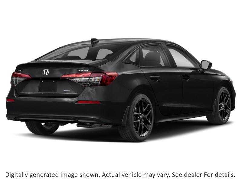 2026 Honda Civic Sedan Hybrid Sport Ecvt Crystal Black Pearl  Shot 2