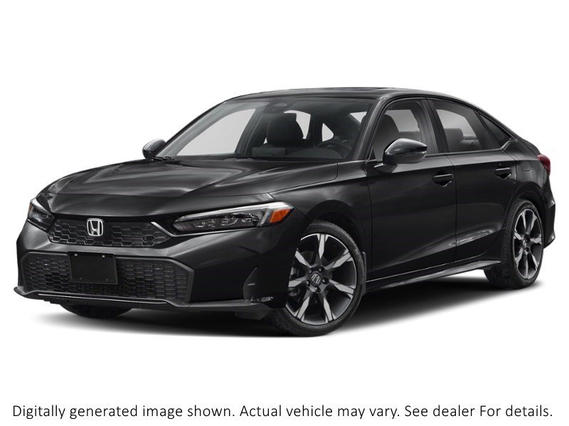 2026 Honda Civic Sedan Hybrid Sport Touring Ecvt Crystal Black Pearl  Shot 4