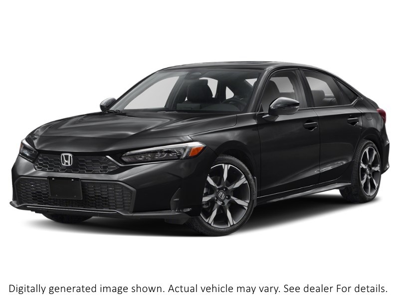 2026 Honda Civic Sedan Hybrid Sport Touring Ecvt Crystal Black Pearl  Shot 1