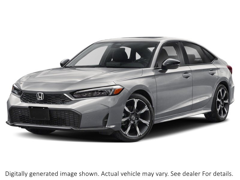 2026 Honda Civic Sedan Hybrid Sport Touring Ecvt Solar Reflection Silver Metallic  Shot 1