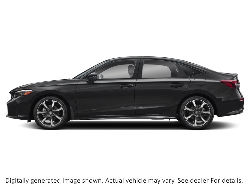 2025 Honda Civic Hybrid Sport Touring Ecvt Crystal Black Pearl  Shot 5