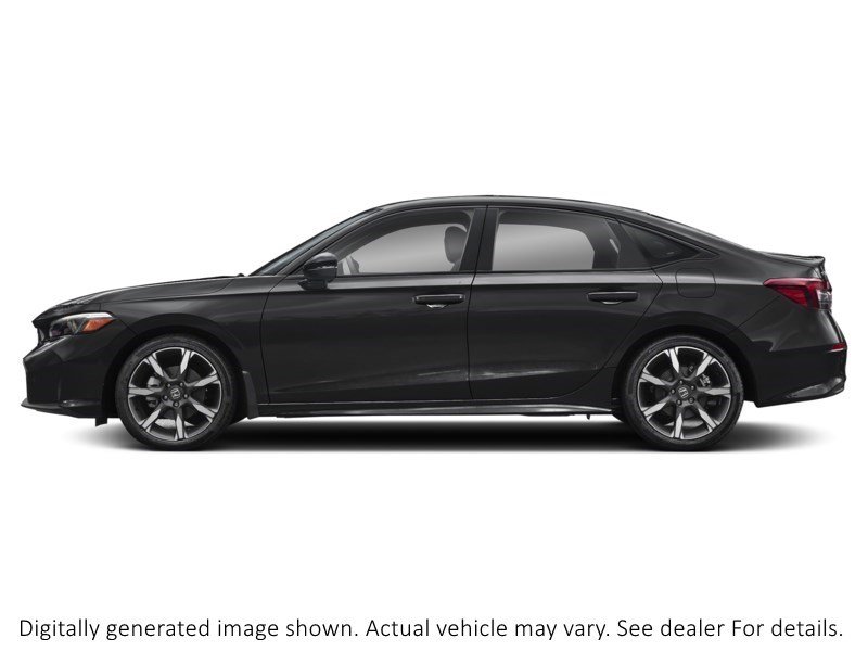 2025 Honda Civic Hybrid Sport Touring Ecvt Crystal Black Pearl  Shot 5