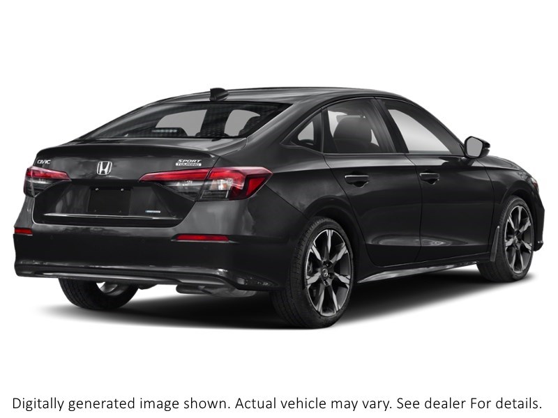2026 Honda Civic Sedan Hybrid Sport Touring Ecvt Crystal Black Pearl  Shot 6