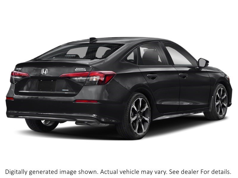 2026 Honda Civic Sedan Hybrid Sport Touring Ecvt Crystal Black Pearl  Shot 6