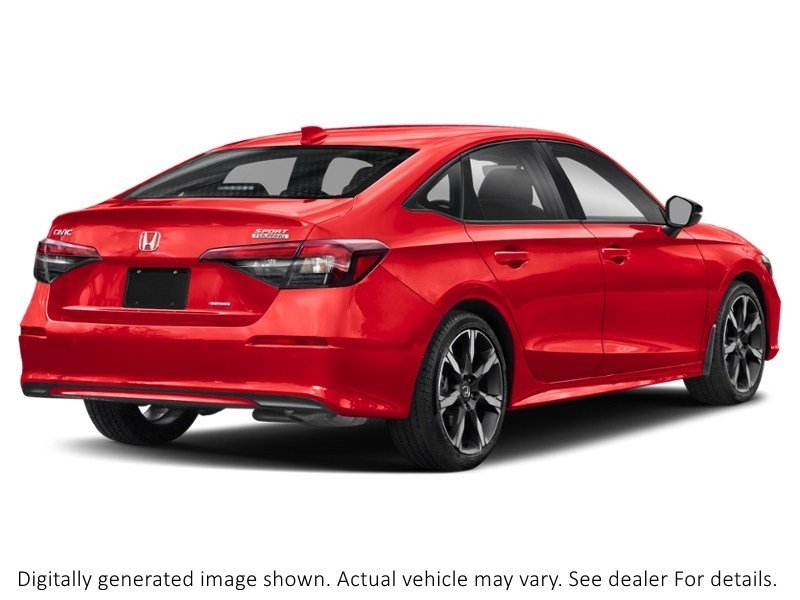 2026 Honda Civic Sedan Hybrid Sport Touring Ecvt Rallye Red  Shot 6