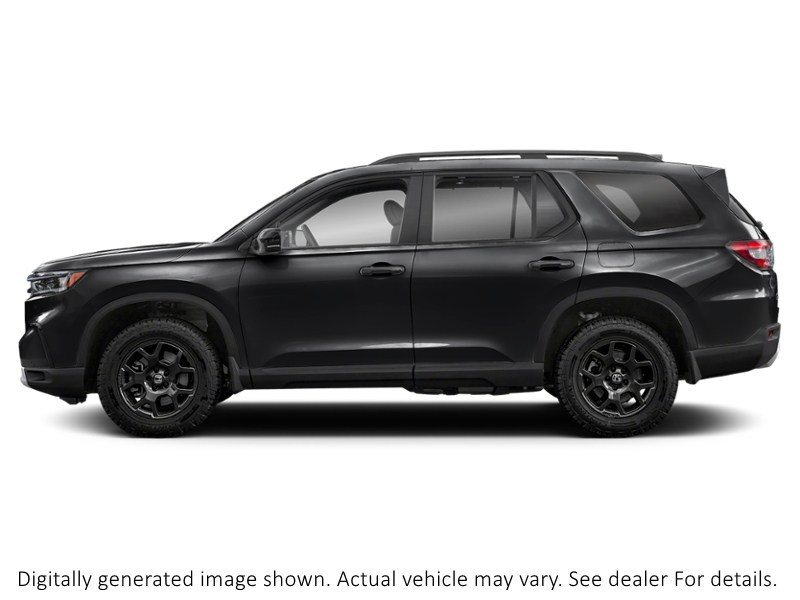 2025 Honda Pilot Trailsport AWD Crystal Black Pearl  Shot 5