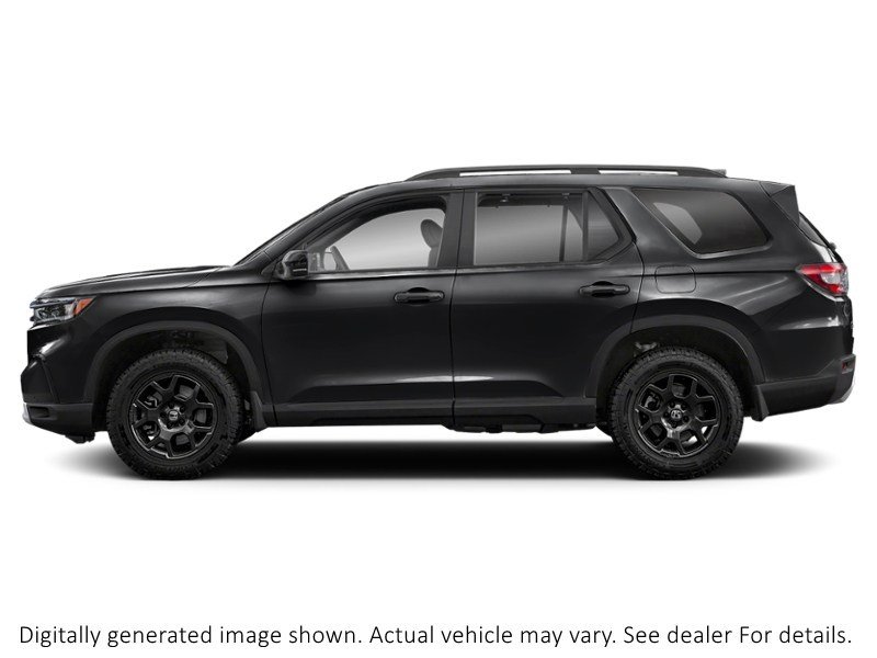 2025 Honda Pilot Trailsport AWD Crystal Black Pearl  Shot 5