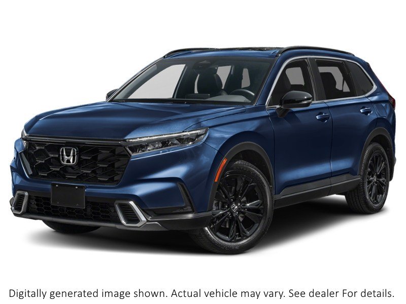 2025 Honda Cr-V Hybrid Touring AWD Canyon River Blue Metallic  Shot 1