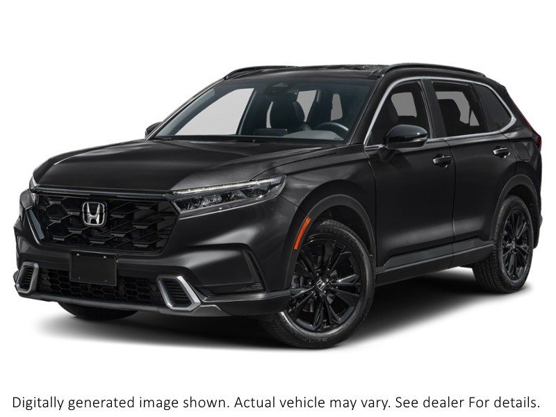 2025 Honda Cr-V Hybrid Touring AWD Crystal Black Pearl  Shot 4