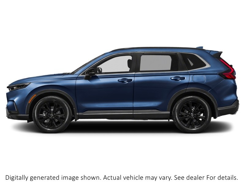 2025 Honda Cr-V Hybrid Touring AWD Canyon River Blue Metallic  Shot 5