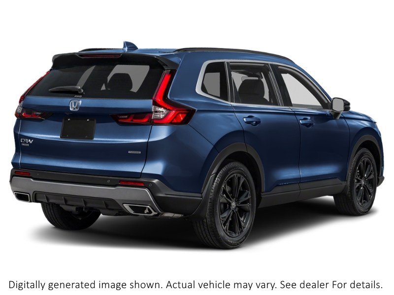 2025 Honda Cr-V Hybrid Touring AWD Canyon River Blue Metallic  Shot 6