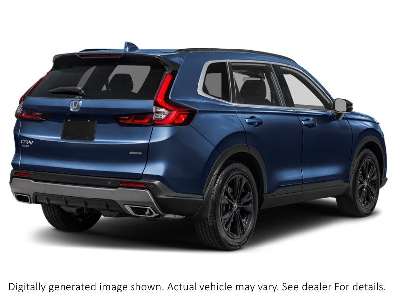 2025 Honda Cr-V Hybrid Touring AWD Canyon River Blue Metallic  Shot 2
