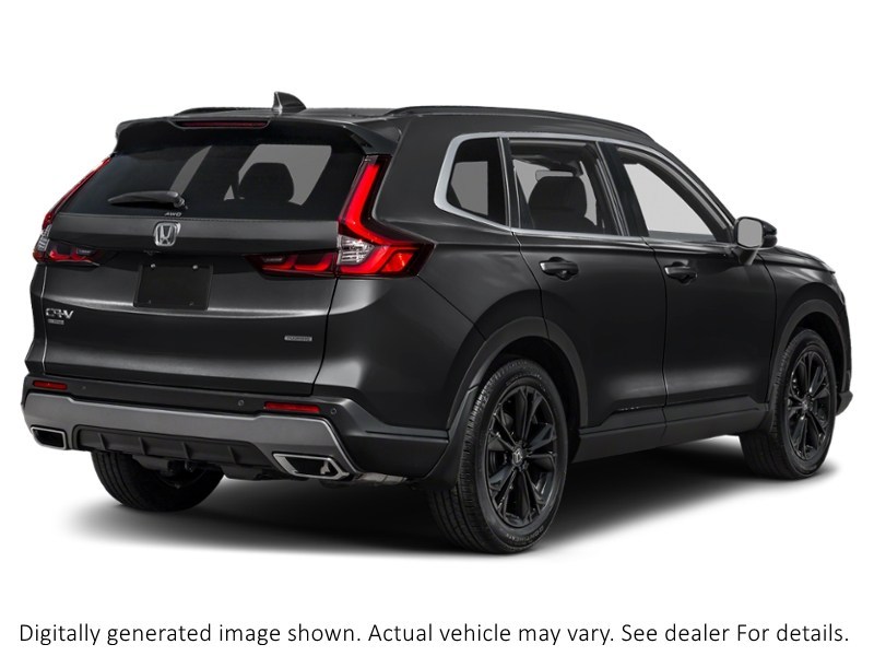 2025 Honda Cr-V Hybrid Touring AWD Crystal Black Pearl  Shot 6