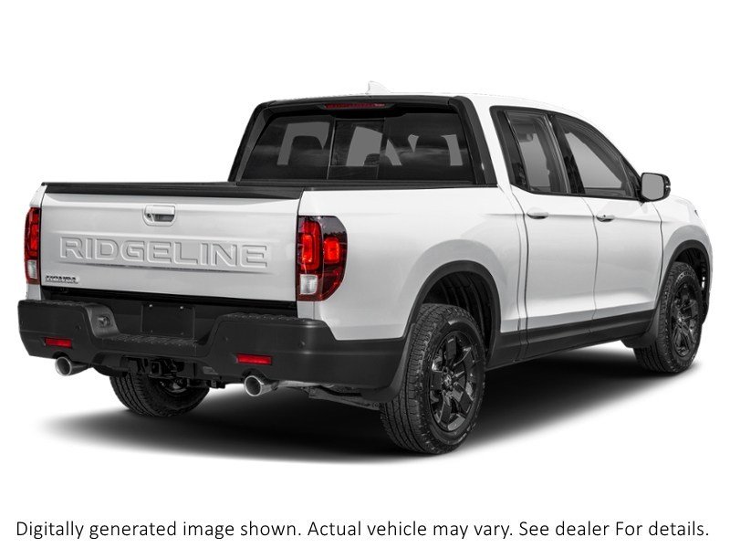 2025 Honda Ridgeline Black Edition AWD Platinum White Pearl  Shot 9