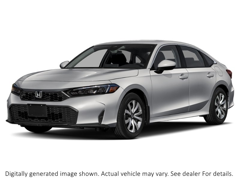 2026 Honda Civic Sedan LX CVT Solar Reflection Silver Metallic  Shot 13