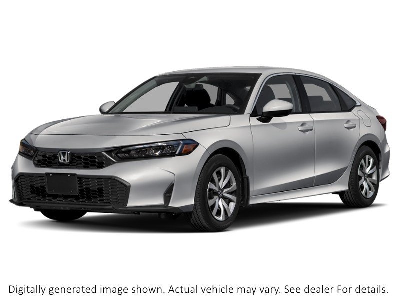 2026 Honda Civic Sedan LX CVT Solar Reflection Silver Metallic  Shot 1