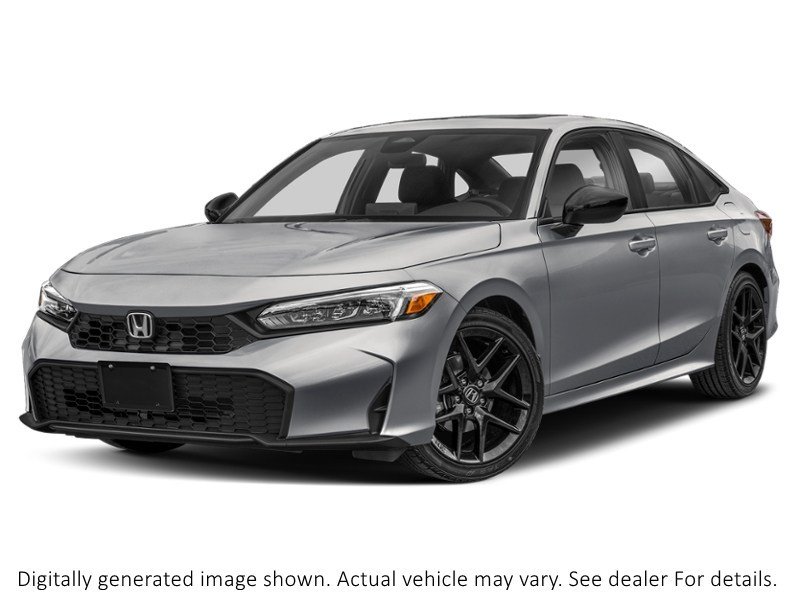 2026 Honda Civic Sedan Sport CVT Solar Reflection Silver Metallic  Shot 1
