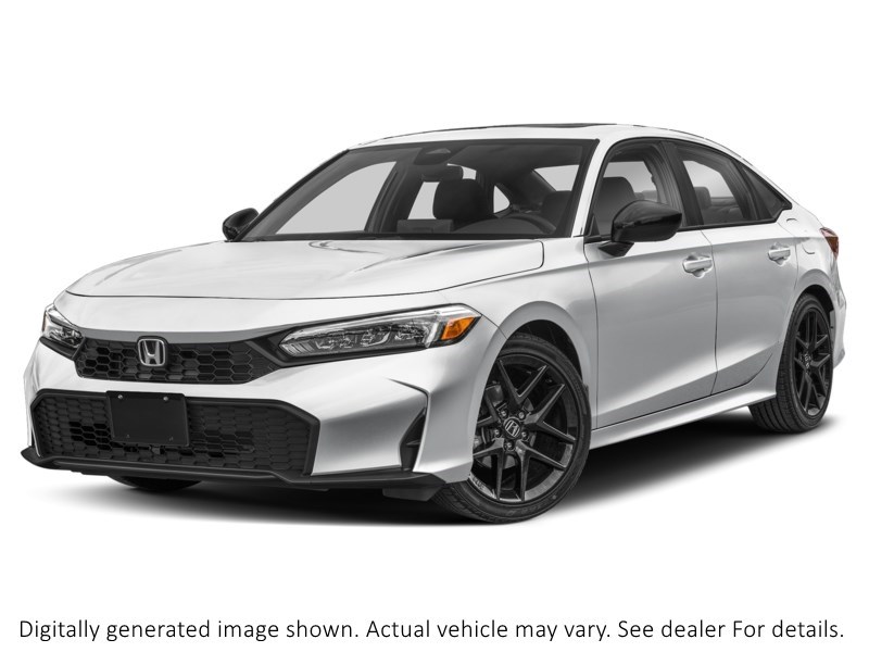 2026 Honda Civic Sport CVT Platinum White Pearl  Shot 1