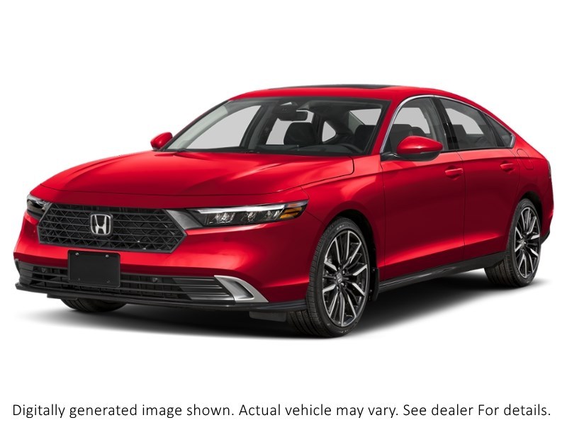 2026 Honda Accord Hybrid Touring Ecvt Radiant Red Metallic  Shot 4