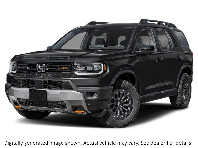 2026 Honda Passport Trailsport AWD Crystal Black Pearl  Shot 4