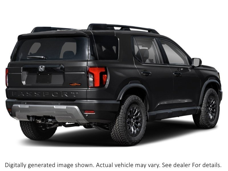 2026 Honda Passport Trailsport AWD Crystal Black Pearl  Shot 2