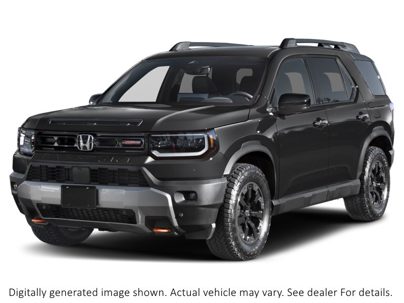 2026 Honda Passport Trailsport Touring AWD Crystal Black Pearl  Shot 4