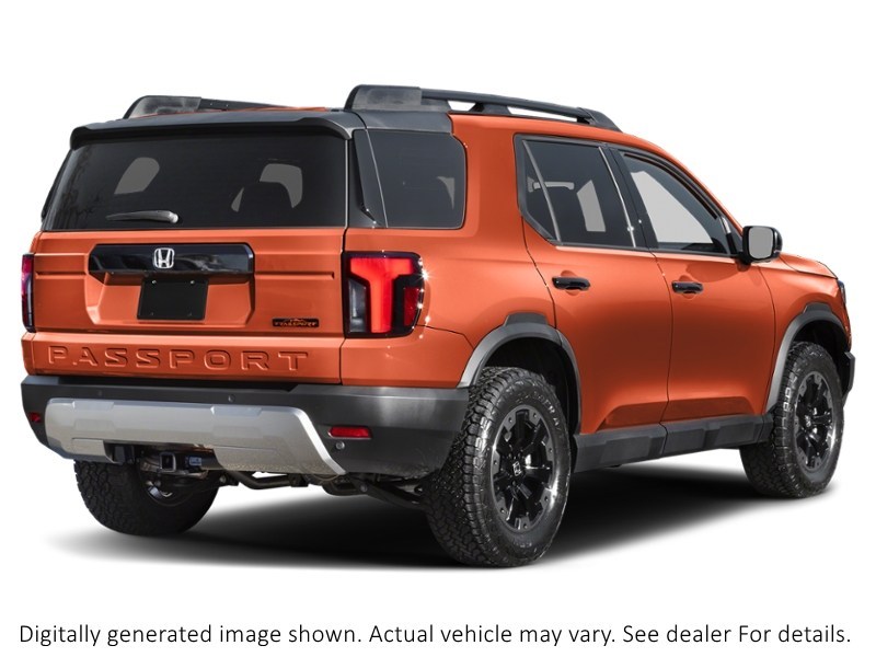 2026 Honda Passport Trailsport Touring AWD Sunset Orange II  Shot 2
