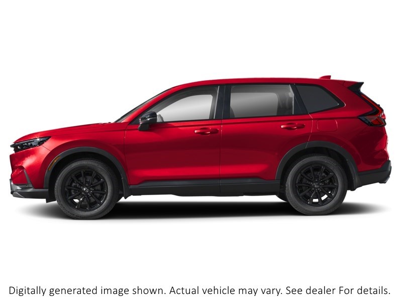 2026 Honda Cr-V Hybrid Ex-L AWD Radiant Red Metallic  Shot 3