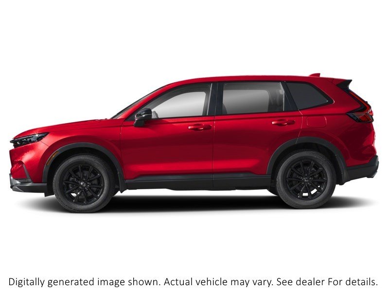 2026 Honda Cr-V Hybrid Ex-L AWD Radiant Red Metallic  Shot 3
