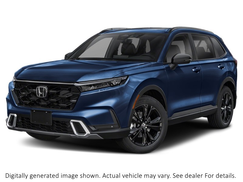 2026 Honda Cr-V Hybrid Touring AWD Canyon River Blue Metallic  Shot 1