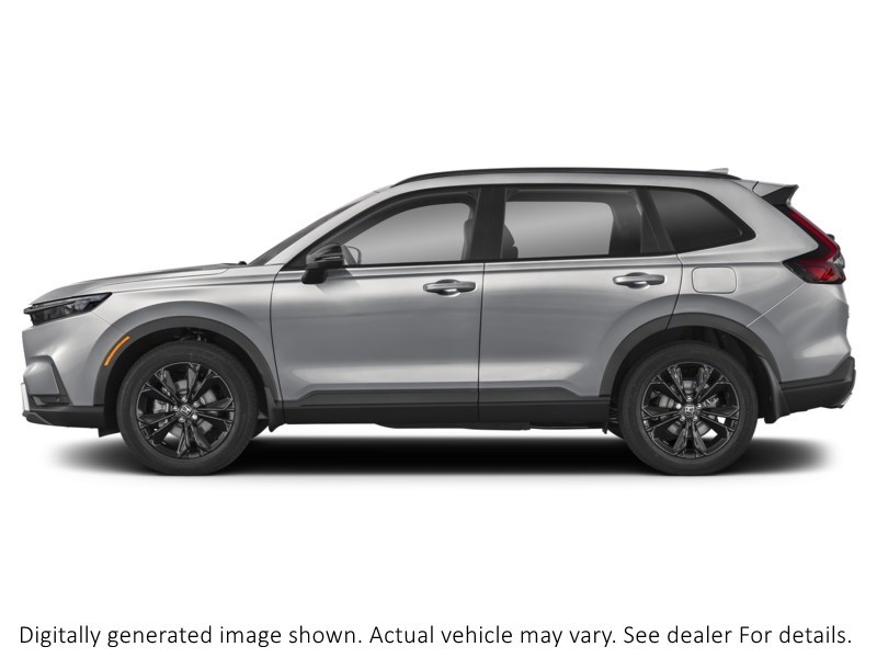 2026 Honda Cr-V Hybrid Touring AWD Solar Reflection Silver Metallic  Shot 3
