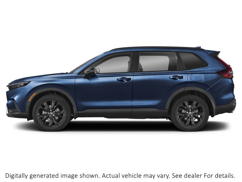 2026 Honda Cr-V Hybrid Touring AWD Canyon River Blue Metallic  Shot 5